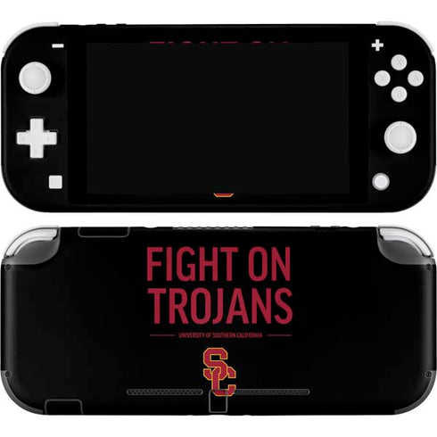 University of Southern California Fight On Trojans Nintendo Switch Lite Skin